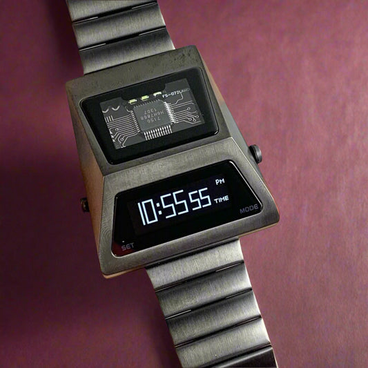 BENLYDESIGN-CYBER TANK /SOLAR/CYBERPUNKS-SS WRIST WATCH 3000-C - REQUIRED PRE-ORDER CHAT WITH US ON WEB