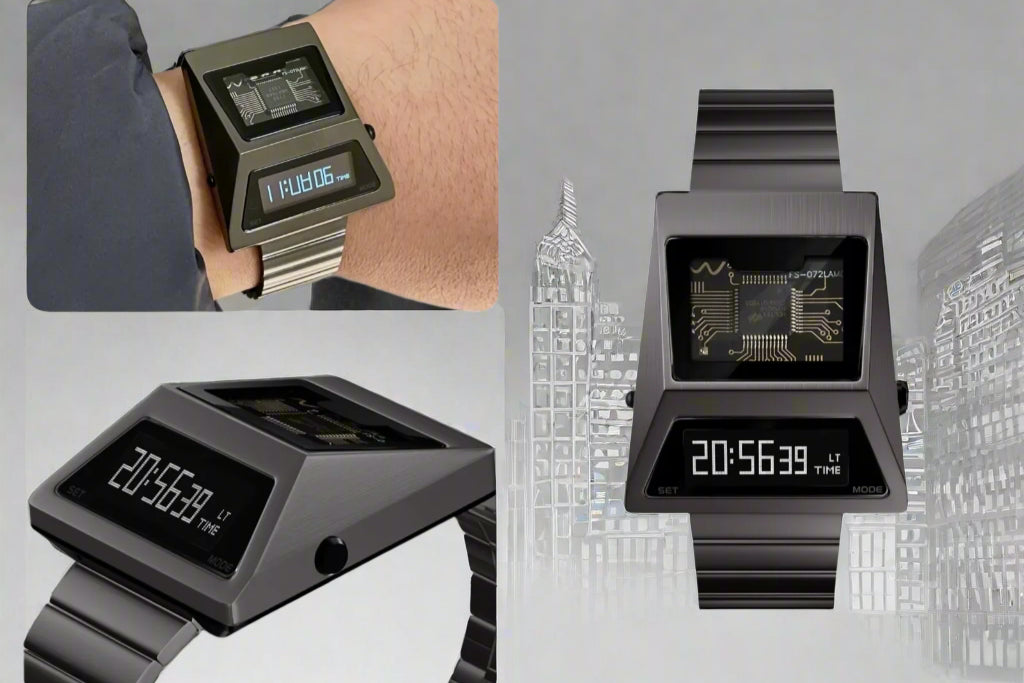 BENLYDESIGN-CYBER TANK /SOLAR/CYBERPUNKS-SS WRIST WATCH 3000-C - REQUIRED PRE-ORDER CHAT WITH US ON WEB