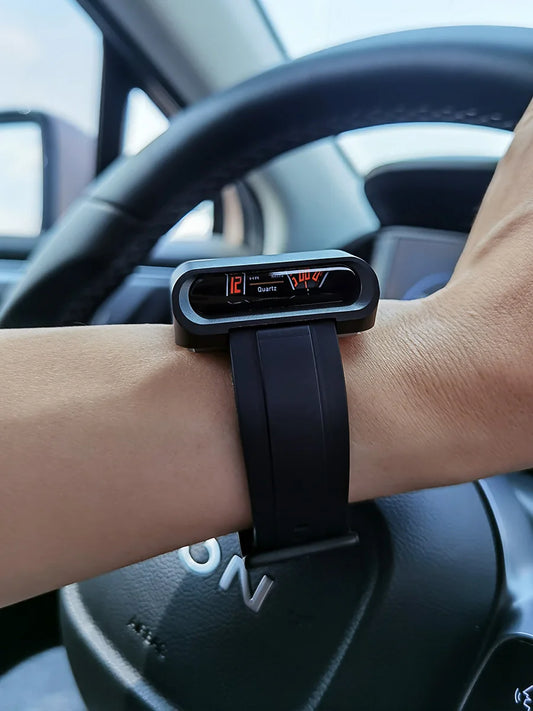 BENLEYDESIGN - Stainless Steel Band Military Quartz Waterproof Driver Jump Hour Watch