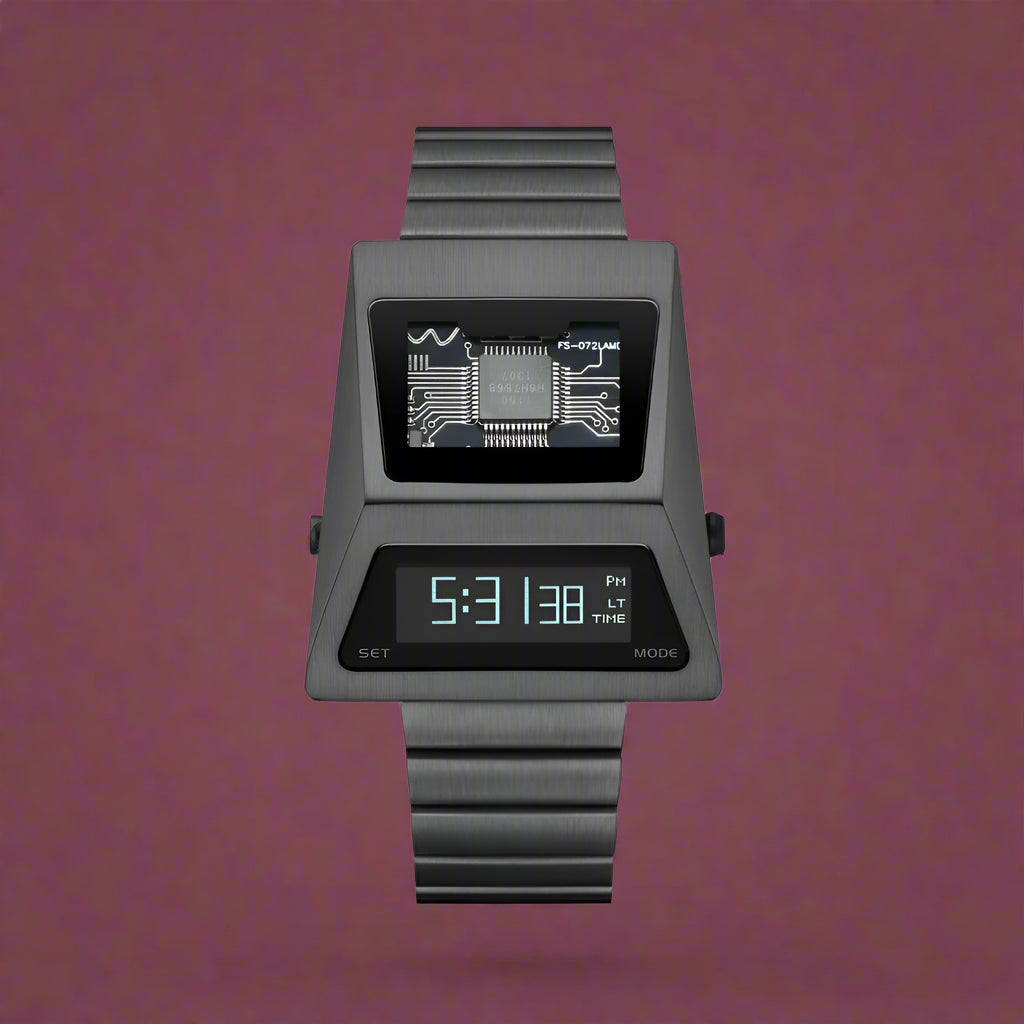 BENLYDESIGN-CYBER TANK /SOLAR/CYBERPUNKS-SS WRIST WATCH 3000-C - REQUIRED PRE-ORDER CHAT WITH US ON WEB