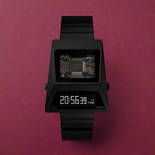 BENLYDESIGN-CYBER TANK /SOLAR/CYBERPUNKS-SS WRIST WATCH 3000-C - REQUIRED PRE-ORDER CHAT WITH US ON WEB