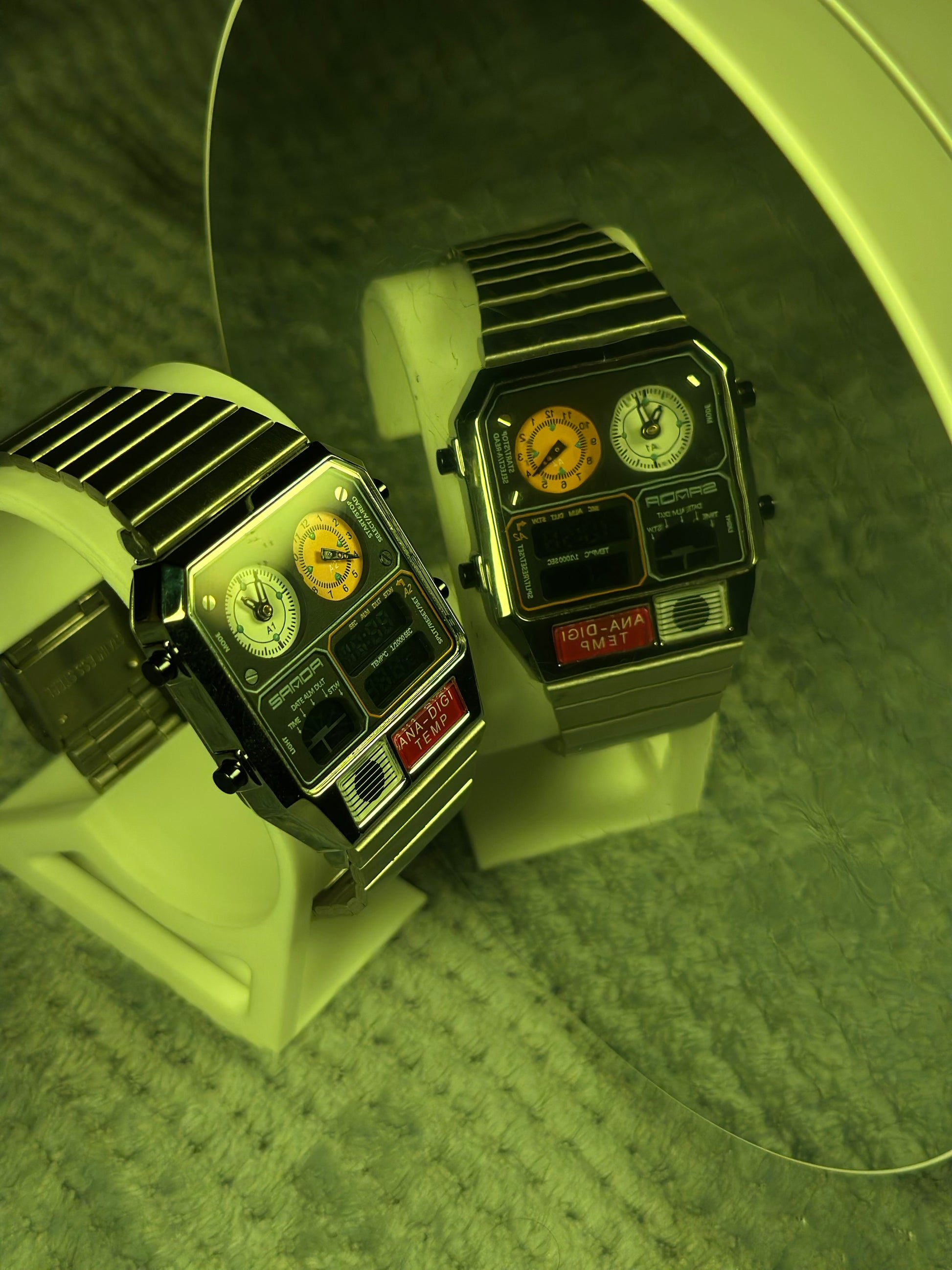 DIGI-ANL-TEMPR WRIST WATCH