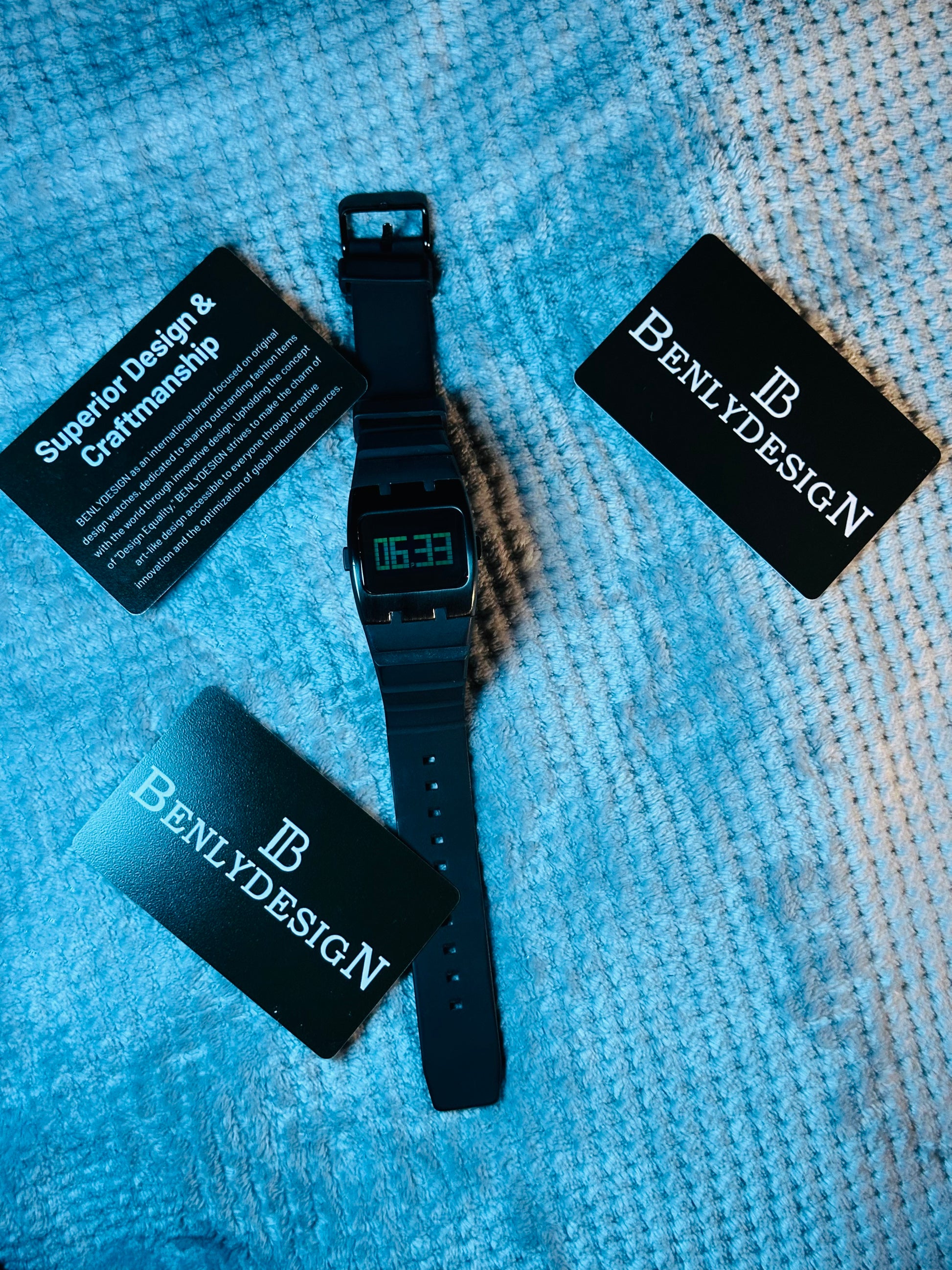 IB DESIGN Unique Metal Watches Digital BENLY Watches For Men Minimalist Style Fashion Electronic Cool Watches Z8000