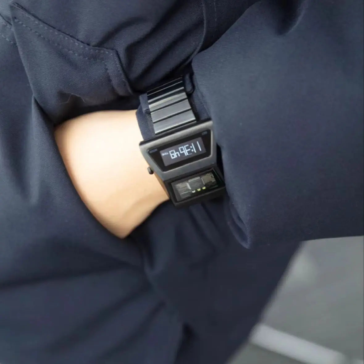 BENLYDESIGN-CYBER TANK /SOLAR/CYBERPUNKS-SS WRIST WATCH 3000-C - REQUIRED PRE-ORDER CHAT WITH US ON WEB