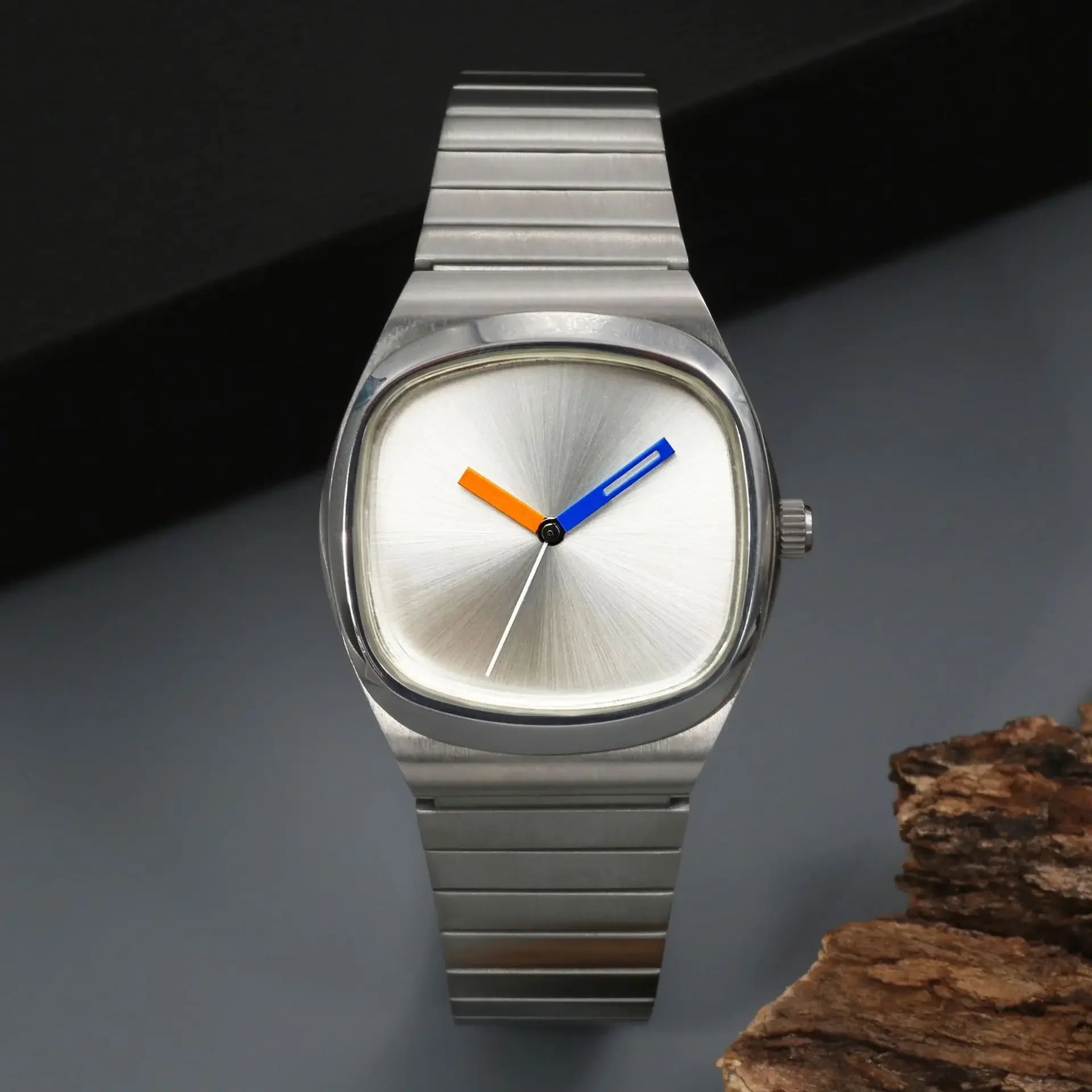 Couple Watch for Men Women Reloj Mujer Man Quartz Wristwatch Male Luxury Black Sliver Color Vintage Ladies Stainless Steel Clock