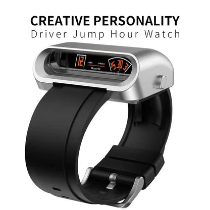 BENLEYDESIGN  - Stainless Steel Band Military Quartz Waterproof Driver Jump Hour Watch