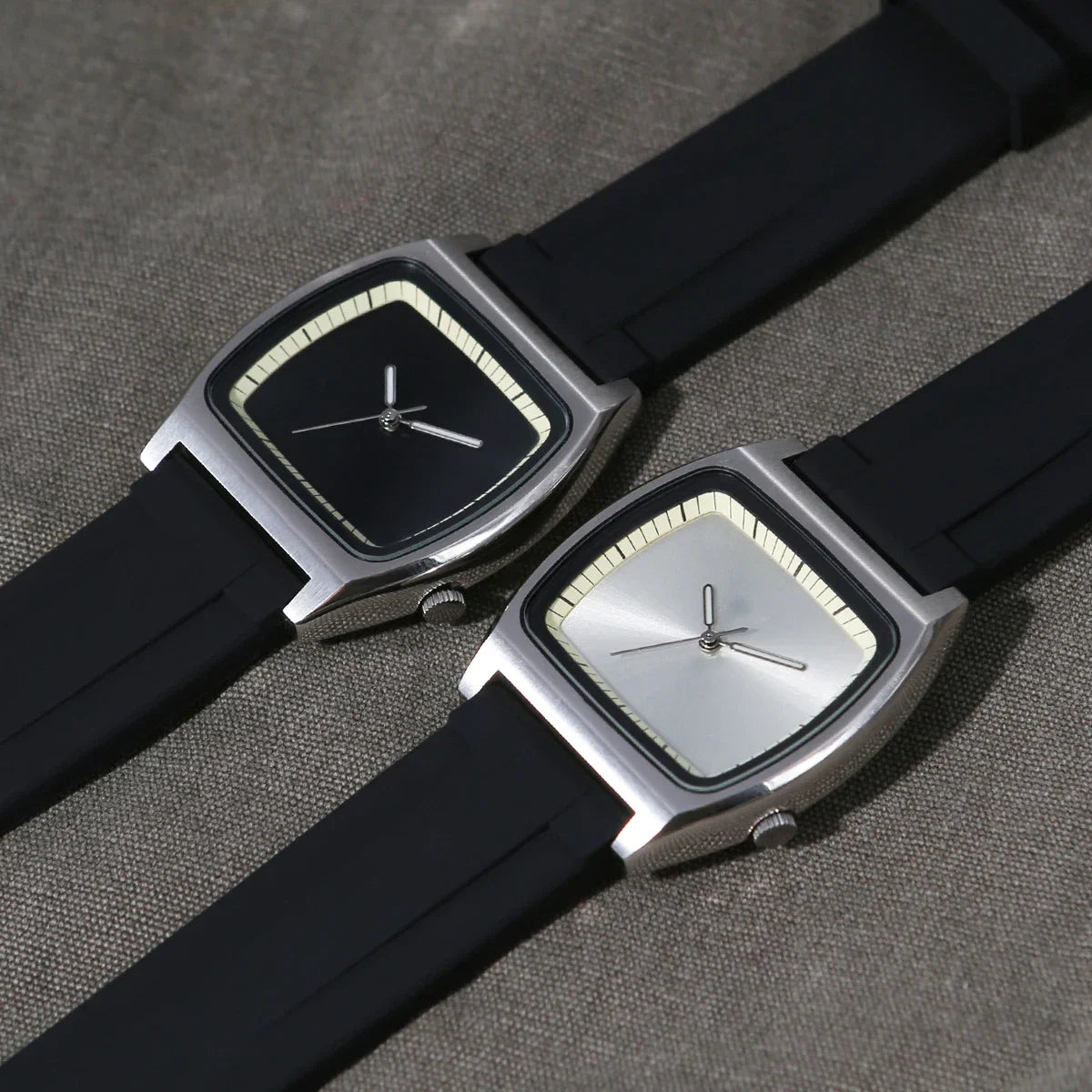 Bauhaus Design Retro Sterile Dial Stainless Steel Unisex Quartz Watch -REQUIRED PRE-ORDER CHAT WITH US ON WEB