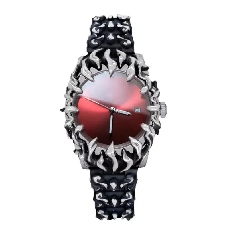 heterosexual claw watch alabaster style retro Y2K special shaped advanced ins niche watches