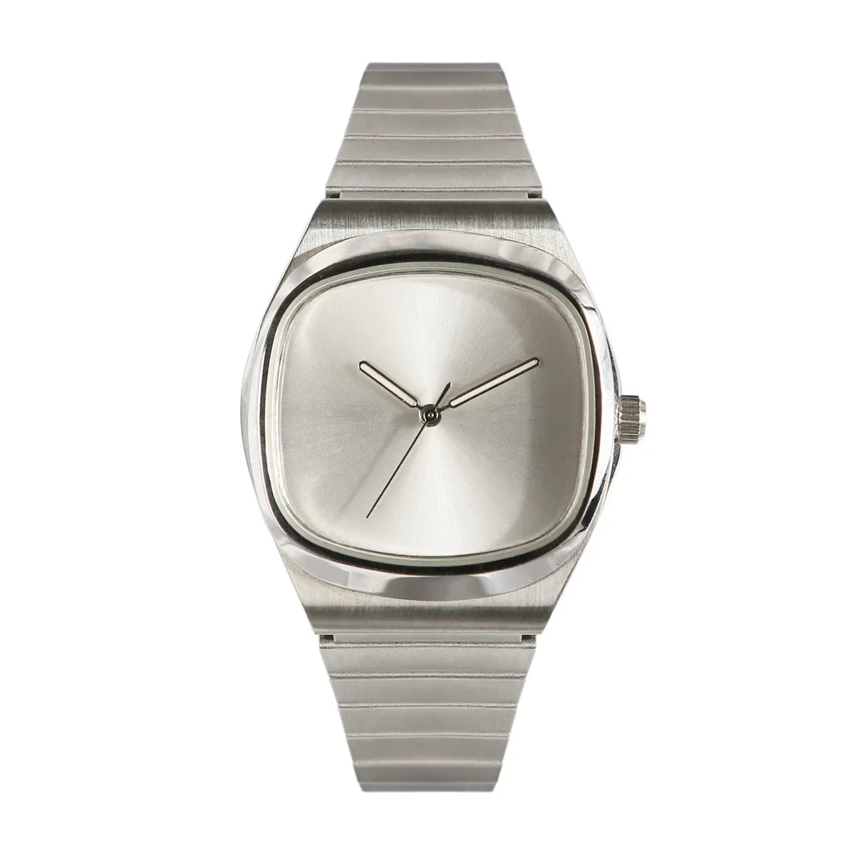 Couple Watch for Men Women Reloj Mujer Man Quartz Wristwatch Male Luxury Black Sliver Color Vintage Ladies Stainless Steel Clock