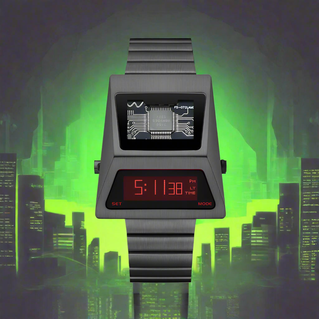 BENLYDESIGN-CYBER TANK /SOLAR/CYBERPUNKS-SS WRIST WATCH 3000-C - REQUIRED PRE-ORDER CHAT WITH US ON WEB