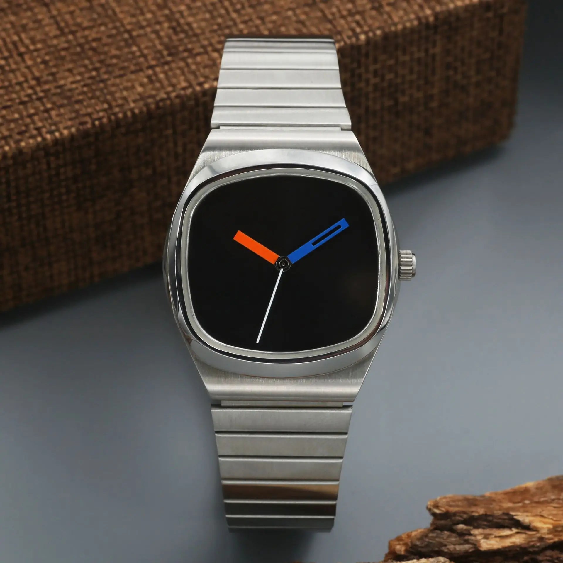 Couple Watch for Men Women Reloj Mujer Man Quartz Wristwatch Male Luxury Black Sliver Color Vintage Ladies Stainless Steel Clock