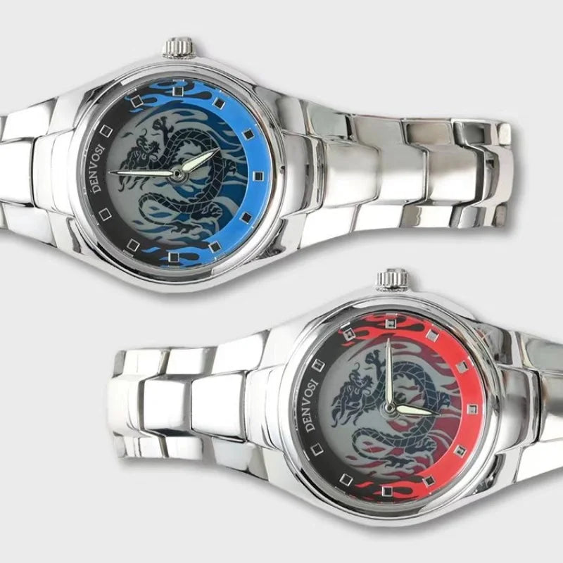 FLAME-FORGED DRAGON STYLE – Y2K STEEL WRIST LEGEND