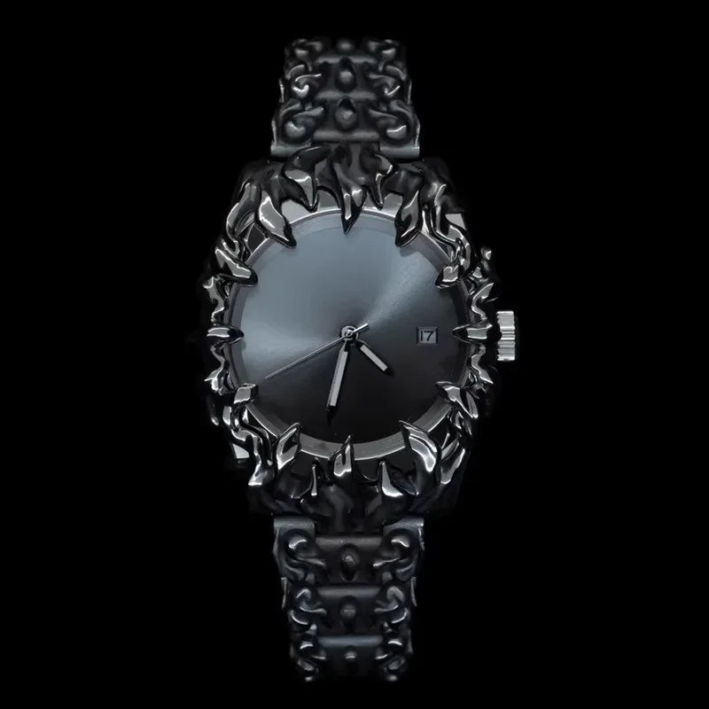 heterosexual claw watch alabaster style retro Y2K special shaped advanced ins niche watches