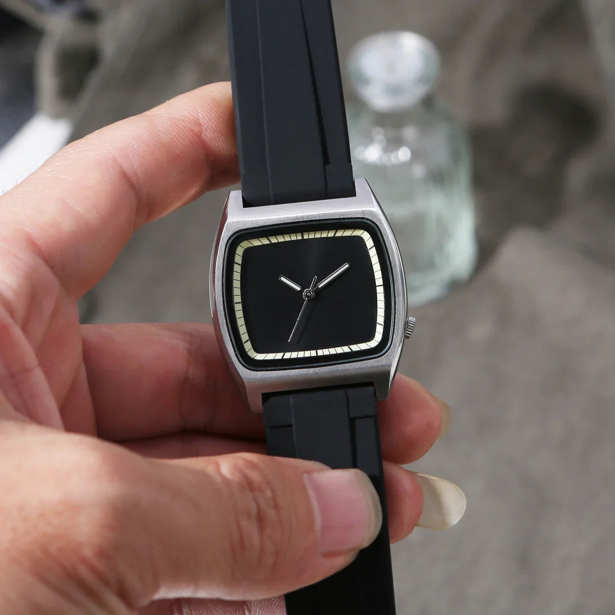 Bauhaus Design Retro Sterile Dial Stainless Steel Unisex Quartz Watch -REQUIRED PRE-ORDER CHAT WITH US ON WEB
