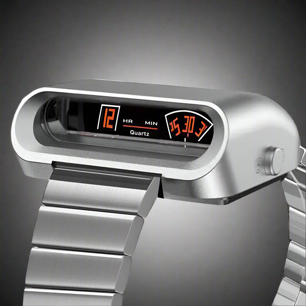 BENLEYDESIGN  - Stainless Steel Band Military Quartz Waterproof Driver Jump Hour Watch