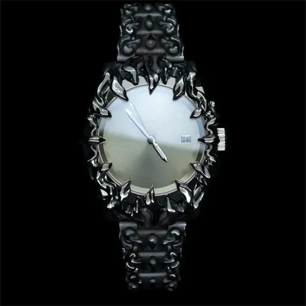 heterosexual claw watch alabaster style retro Y2K special shaped advanced ins niche watches