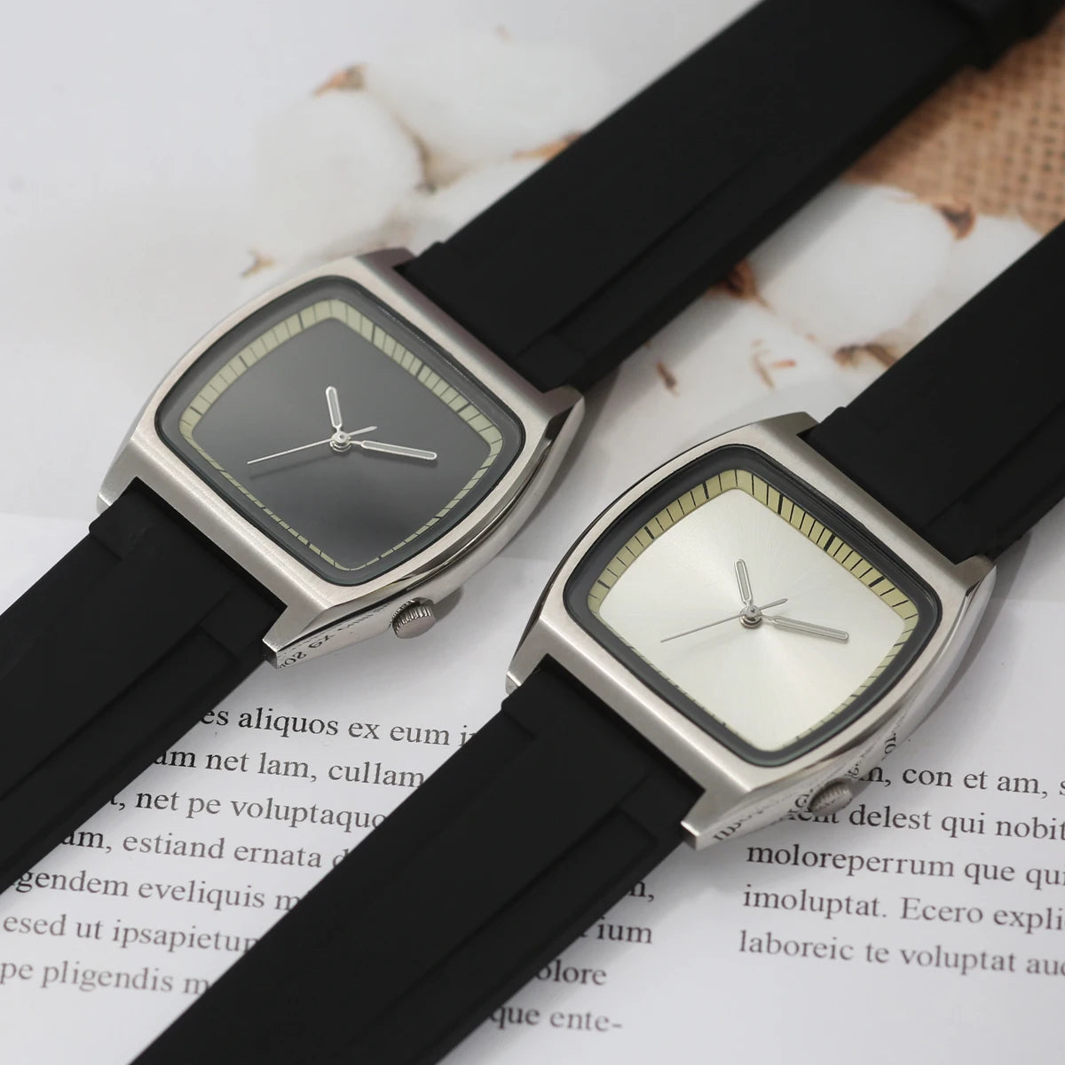 Bauhaus Design Retro Sterile Dial Stainless Steel Unisex Quartz Watch -REQUIRED PRE-ORDER CHAT WITH US ON WEB
