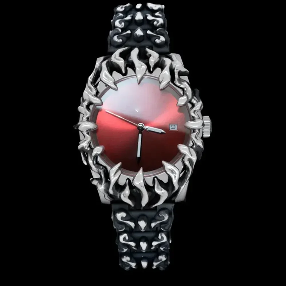 heterosexual claw watch alabaster style retro Y2K special shaped advanced ins niche watches