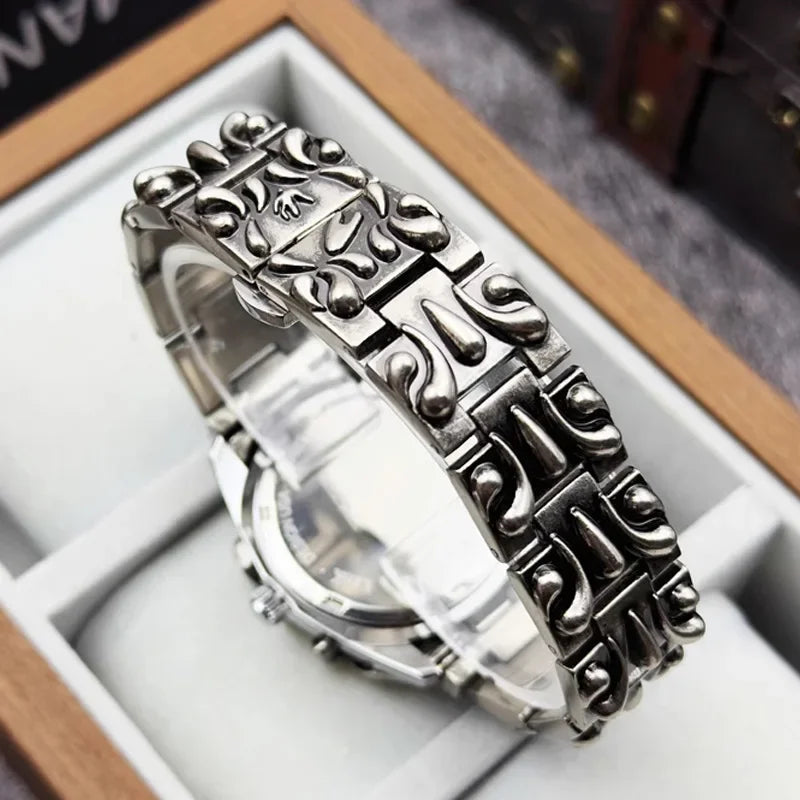 heterosexual claw watch alabaster style retro Y2K special shaped advanced ins niche watches