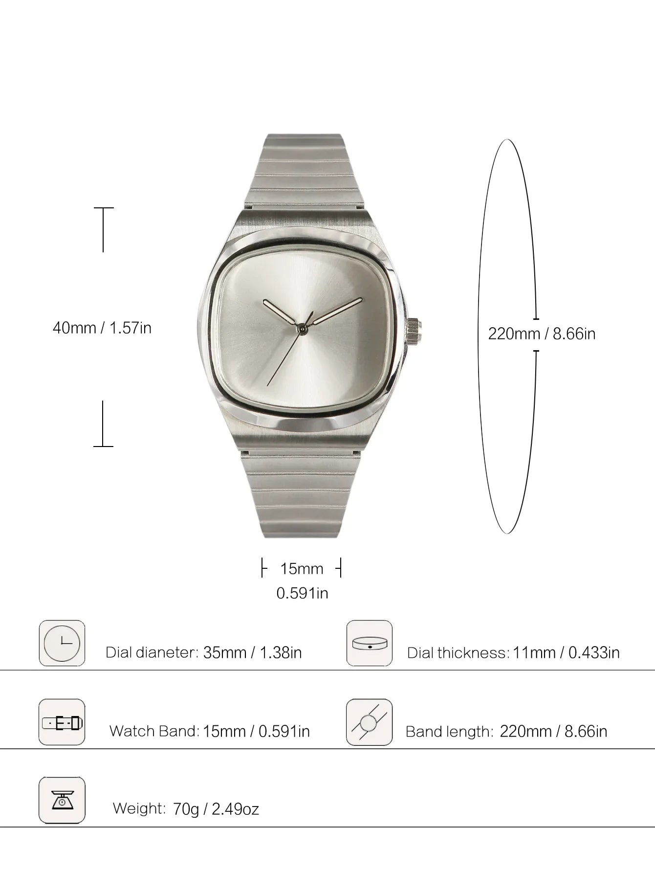 Couple Watch for Men Women Reloj Mujer Man Quartz Wristwatch Male Luxury Black Sliver Color Vintage Ladies Stainless Steel Clock