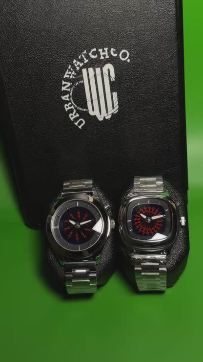 Time That Flickers — Style in Motion - Square Dial