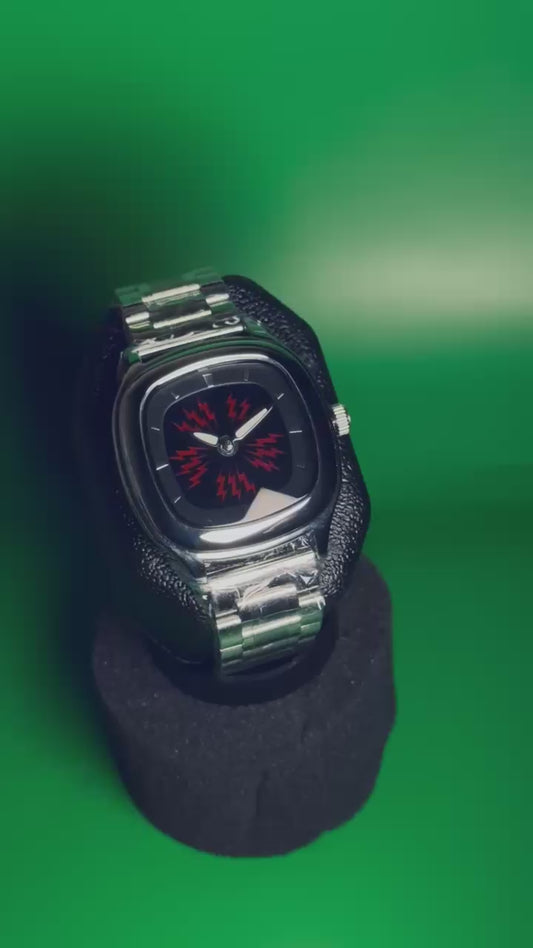 Time That Flickers — Style in Motion - Square Dial